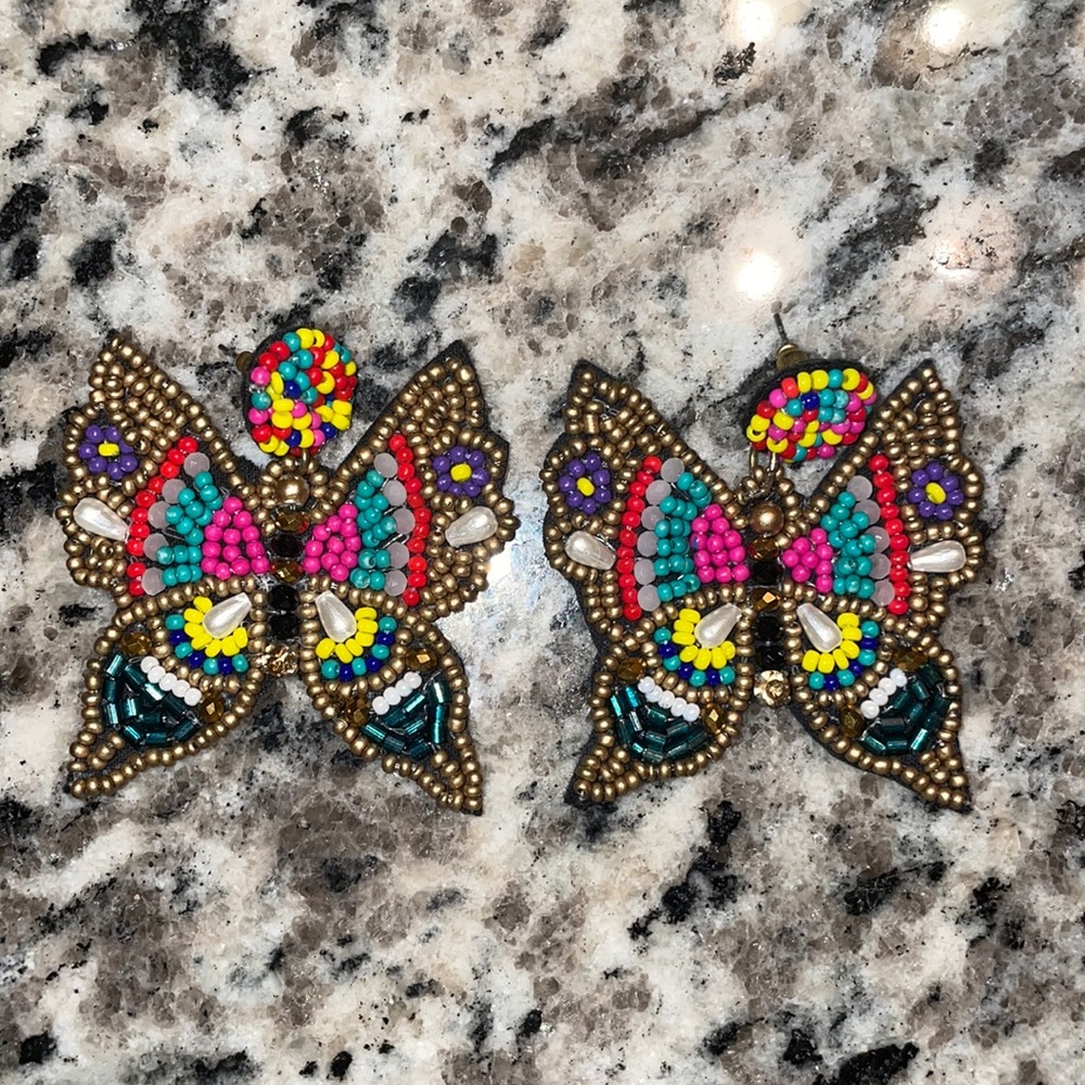 Butterfly Statement Earrings